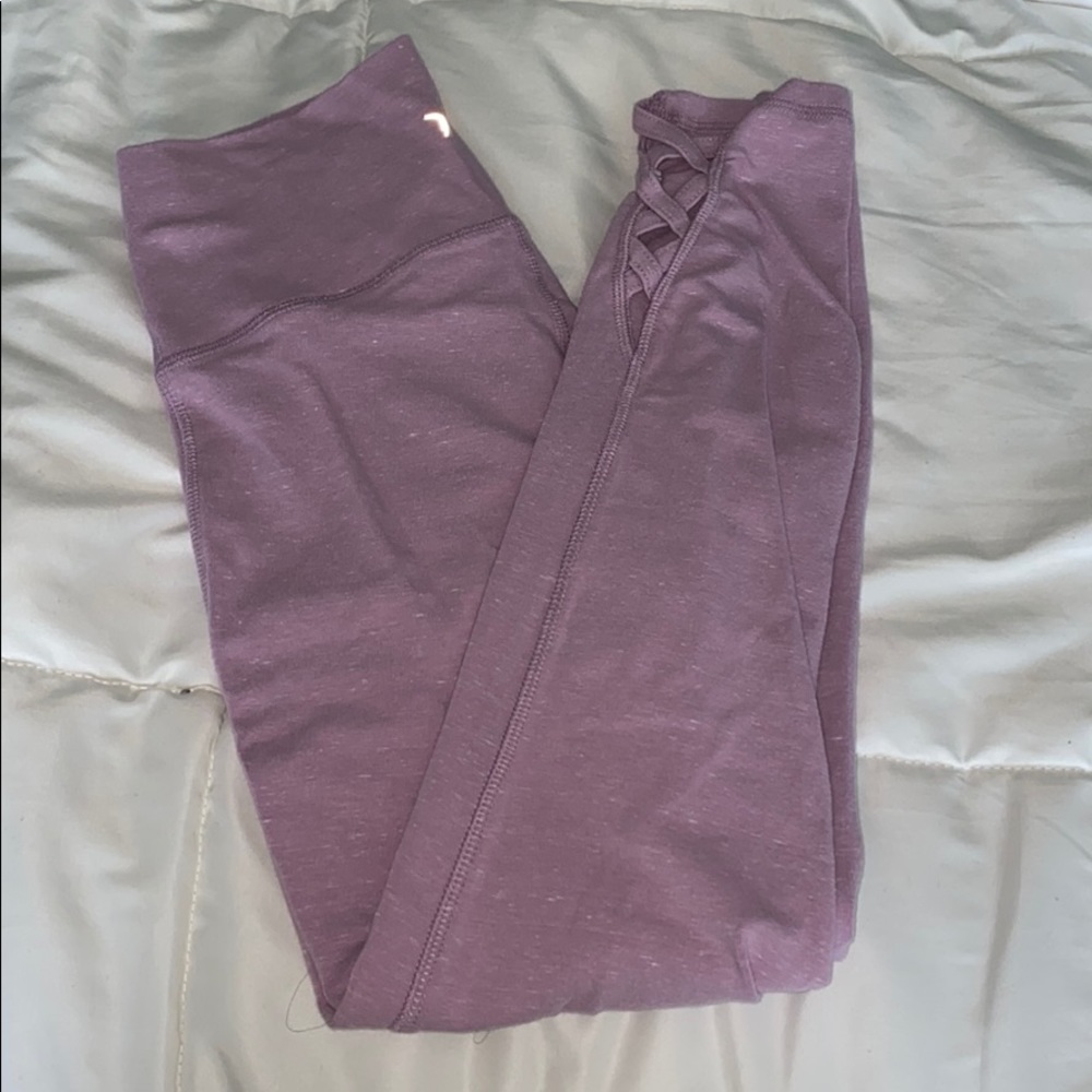 Old navy lilac knit leggings